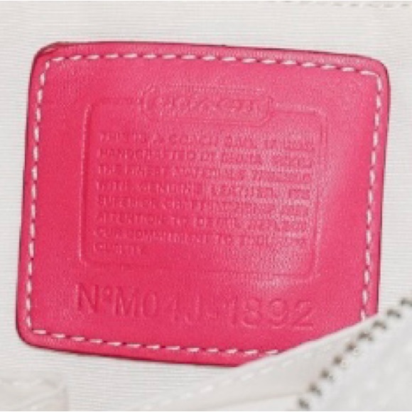 Coach White Sateen Bag - Picture 2 of 10